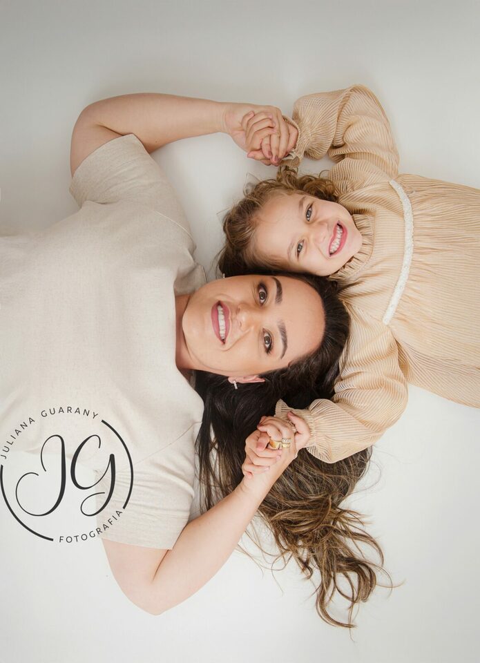 Fotografia de Famílias e Mães em estúdio